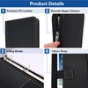 HAUTOCO Important Document Organizer Zipper Life Binder Family Emergency Binder