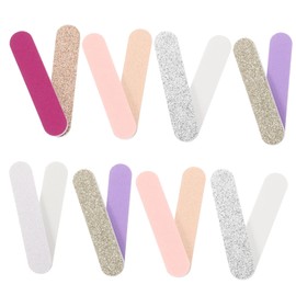 IWOWHERO Mini Gold Glitter Nail File Pcs Nail Files for Home Use Accessories Fine Craftsmanship
