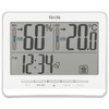 タニタ 時計 デジタル 大画面 ホワイト 温度 湿度 快適レベル 表示 カレンダー