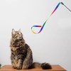 cobee Cat Interactive Wand, Cat Rainbow Wand Toys Cat Wand