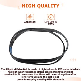201296 Drive Belt for Nordictrack Commercial 1300 Elliptical, Elliptical Drive Belt Compatible with NTEL, DRE, DRC, EPCCEL, EPEL, EPEX, GGEX, HREVEL, PFEL, PFEVEL Series, Nordictrack Treadmill Parts