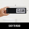 GORILLA GRIP Strong Dishwasher Magnet Clean Dirty Sign, Large Letters