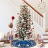 Hanukkah Tree Skirt 48'' Chanukah Tree Collar Blue Star of