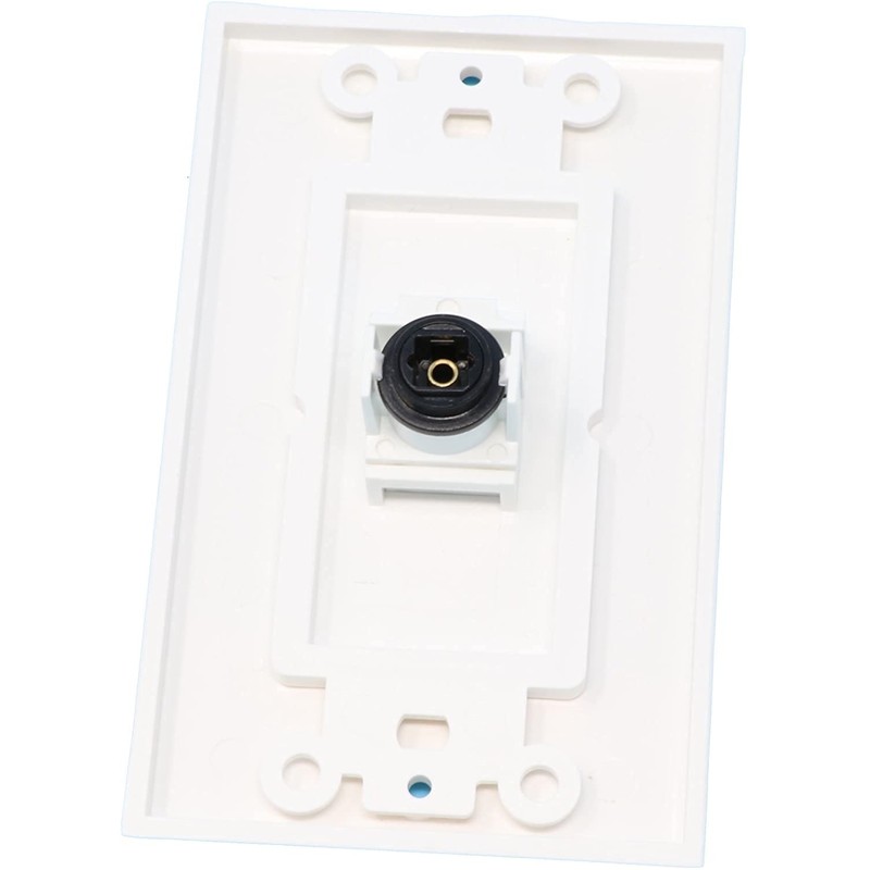 RiteAV - 1 Toslink Digital Audio Port Wall Plate Decorative