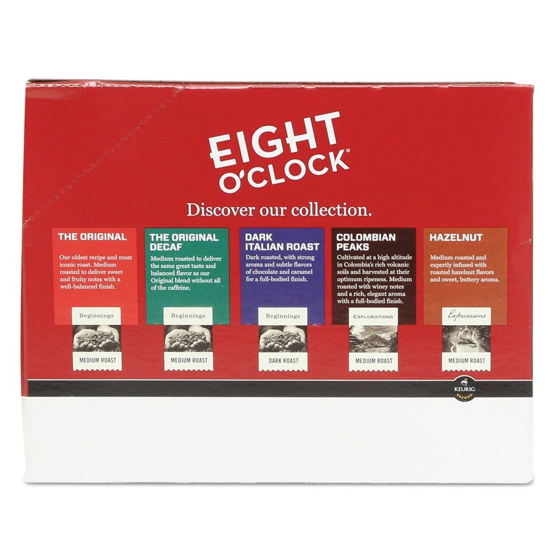 Eight O'Clock 6425 Original Decaf Coffee K-Cups, 24/box