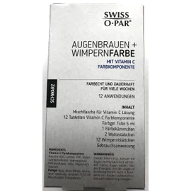 Swiss-O-Par Eyebrow and Eyelash Colour, Brown Black