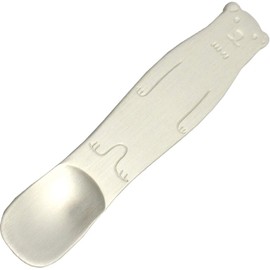 Gikosha Spoon, Set of 3, Aluminum, Made in Japan, Polar Bear, Penguin, Flamingo, Ice Cream Spoon, Sugar