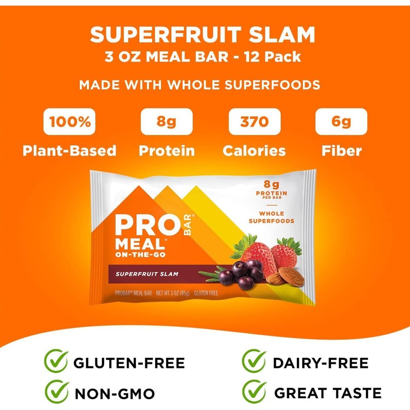 Probar Organic Superfruit Slam Bar 3 Oz