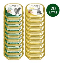 Pack Nupec Gato 20 Latas 10 Urinary & 10 Hairball +