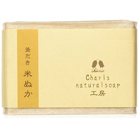 Kalis Seijo Kalis Natural Soap Workshop Rice Bran Soap, 4.9 oz (140 g) [Cooking Method]