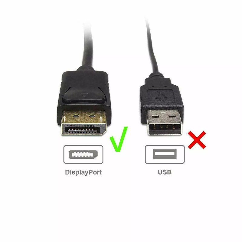 Unbranded DP Displayport Male to HDMI Female Cable Converter Adapter
