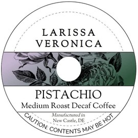 Pistachio Medium Roast Decaf Coffee (Single Serve K-Cup Pods) (Gourmet, Naturally Flavored, Whole Coffee Beans) (12 pods, ZIN: 574169)