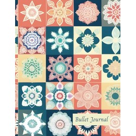 Guided Bullet Journal: Daily, Weekly, and Monthly Goal Setting, Planning, Lists and Dotted Pages | Vintage Floral Design