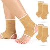 Haysandy 4 Pieces/ 2 Pair Kids Ankle Support Brace Elastic