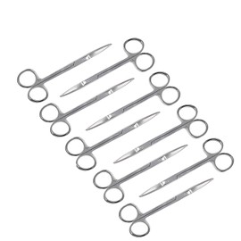 Iris Micro Dissecting Precision Lab Scissors, Fine Point Straight - Perfect for Doctors, Nurses, EMS, Students, Education & Training and More (5 pieces)