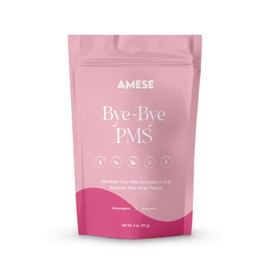 AMESE Bye-Bye PMS – Organic Adaptogenic Herbal Tea for Women with Tulsi, Ginger, Licorice & Peppermint – Ayurvedic Cramp, Period, Bloating & Mood Support – Caffeine-Free Loose Leaf