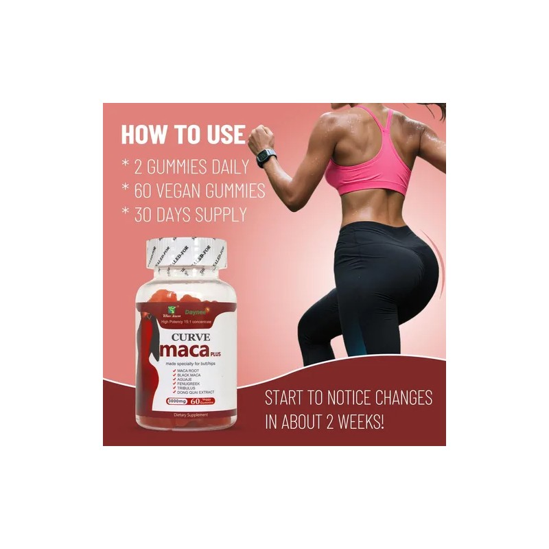 Wins Town Maca Plus Gummies 3000 Mg 60 Unidades