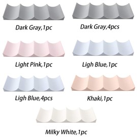 Wine Rack Countertops Display Stand Storage Bottle Holder Jar Fridge Shelf Home European Style Anti Slip Durable Organizer Space Saving(Milky White,size:1 PC)