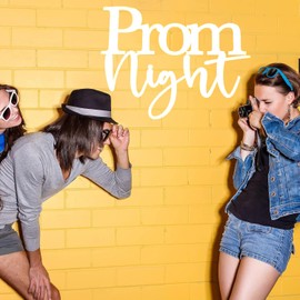 Wooden Prom Night Sign,Prom Party Supplies for Party Decor,Congrat Grad Wall Decoration,Engagement Prom, Wedding Party, Bar Decoration for All Party Decoration