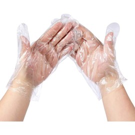 A1SONIC® 100pcs Disposable Gloves Safety Sterile Gloves Food Safe Gloves Polyethylene Gloves