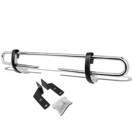 Auto Dynasty Stainless Steel Double Bar Rear Bumper Guard Compatible with Toyota 4Runner GX460 GX470 03-20