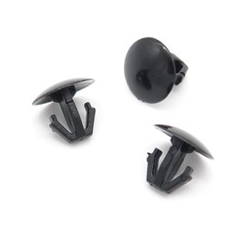 VVO Fasteners Black Plastic Clips.Bonnet Rubber Gasket.Compatible with Some Honda Accord, Civic, CR-V, Integra Type R (Pack of 10 Clips)