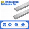304 Stainless Steel Flat Bar 2PCS, 1/4" Thick 1 9/16"