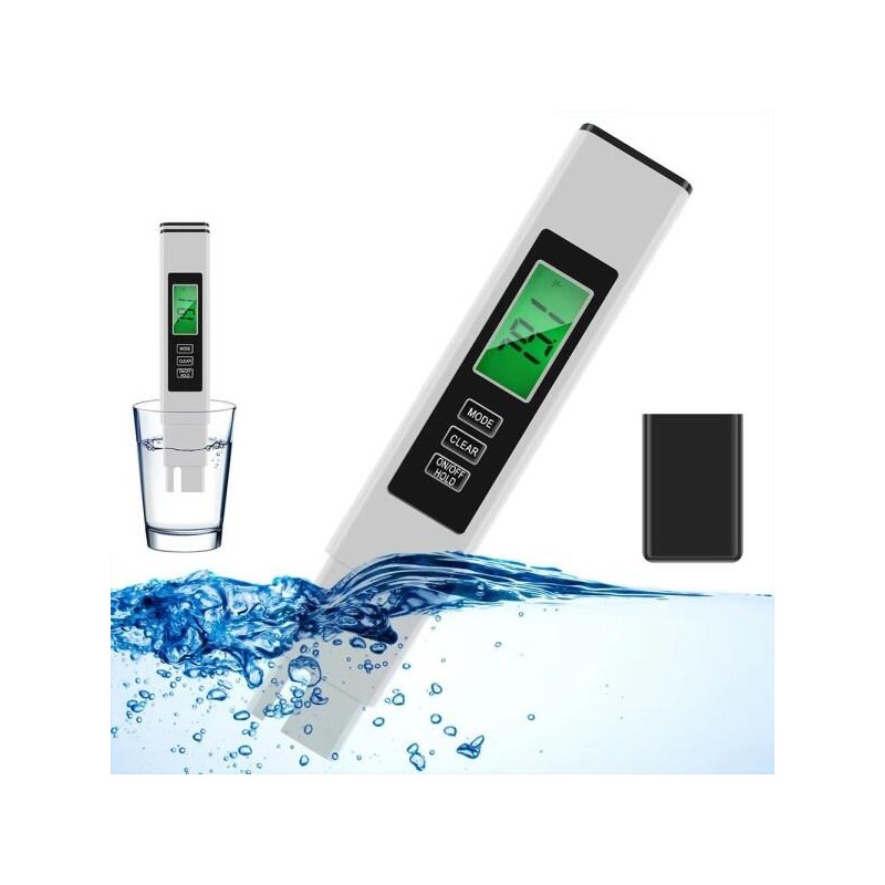 3in 1 TDS 미터 디지털 수질 테스터 EC/온도 0-9990ppm 휴대용