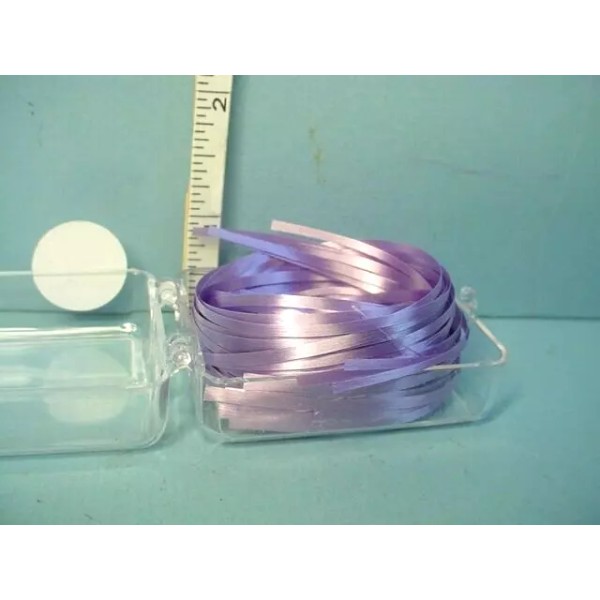 DW Handcraft Miniature Ribbon #12 Lavender 12 one yard pcs