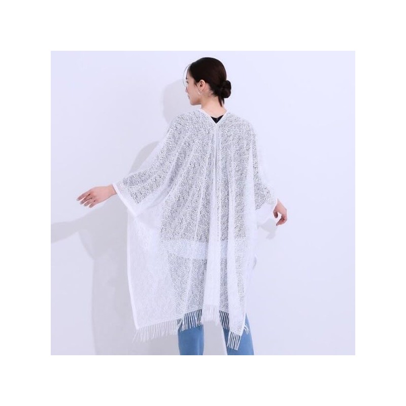 [ シューラルー ] ポンチョ スクエアレースポンチョ C7032300 レディース オフホワイト(003) 00