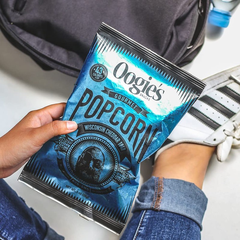Oogie's Gourmet Popcorn | 12 Pack | Wisconsin Cheddar 1848