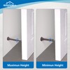 HOMOTEK 10 Pack Telescoping Spring Door Stoppers, Extended from 3-1/8