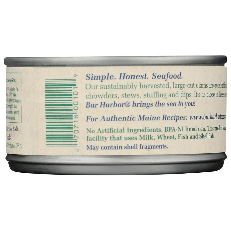 Bar Harbor Clams Chopped 6.5 OZ(Pack of 2)
