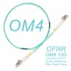 Cablelera LC/LC Fiber Optical Cable, 10 Meter, OM4 Multi-Mode Duplex,