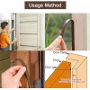 SANBREVE Tira De Sellado Puerta Insonorizante Cuña Para Puerta 6pcs