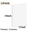 Aisetmoon Foam Boards 12 Pack 11" x 14" White Foam