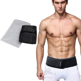 Stargoods Faja Lumbar para Ciática y Dolor de Nervio Ciático, Espalda, Lumbalgia y Hernias, Negro