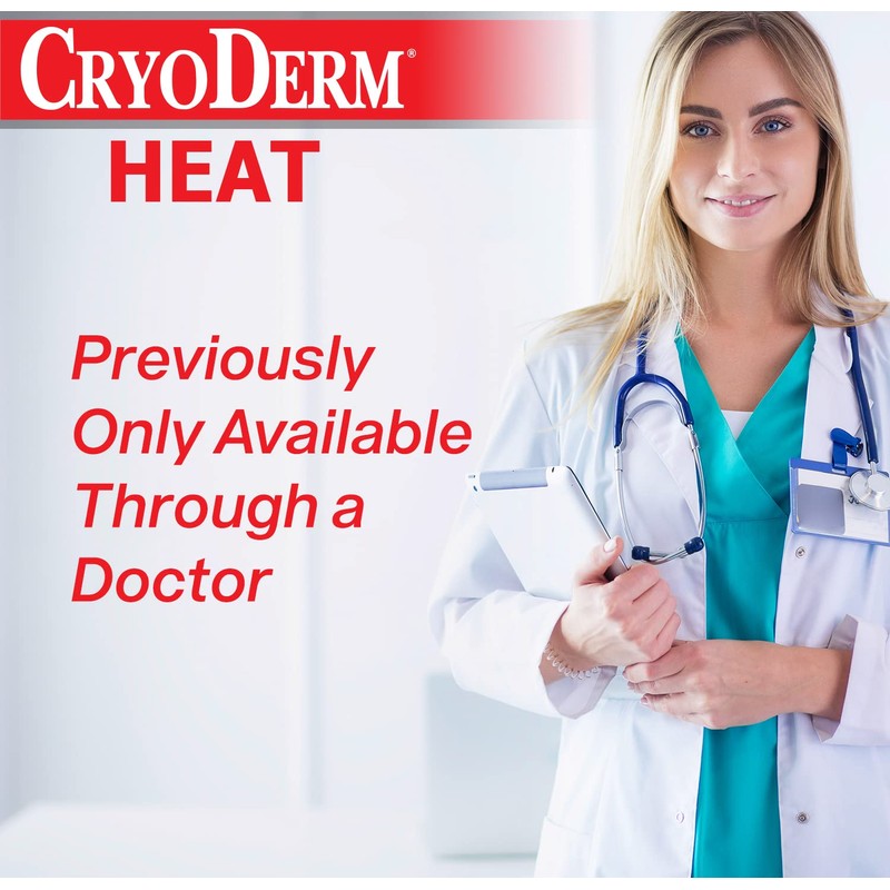 CryoDerm Heat Lotion 3 oz Roll On