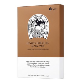 hebony Horse Oil Mask Pack Whitening Functional Hebony Set [6 sheets] / 마유 마스크팩 미백기능성 헤보니 세트 [시트 6ea]