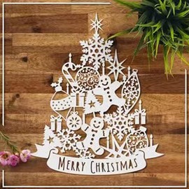 Cutting Dies for Card Making，Cutting Dies Cut Stencils for DIY Scrapbooking Photo Album Decorative Embossing Paper Dies for Card Making Templated+Cute Brooch Pin (Merry Christmas)