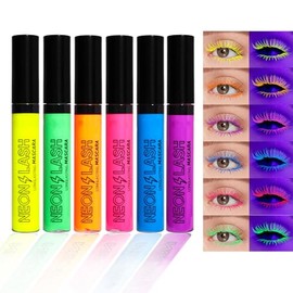 Máscara de 6 colores para pestañasLa máscara de colores te hace tener ojos grandes y brillantes, creando looks coloridos, vibrantes y encantadores....