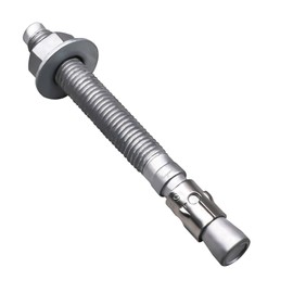 Horiznext 5/8 Concrete Anchors, Galvanized Carbon Steel Wedge Anchors with Washer and Nut, 5/8 Inch OD x 6 Inch Length, Bulk Pack Anchor Bolts for Concrete (20 pcs)