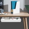 YIYIBYUS Under Desk Mounted Sliding Pull-out Drawer Storage Organizer Workstation,