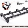 DEKAZIA Door Coat Rack Black for Hanging Door Hook Rack