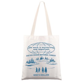 G2TUP Dieter Eagan National Forest Tote Bag Lumon Gifts The Work Is Mysterious And Important Gifts Innie Outie Shoulder Bag (The Work Is CA)