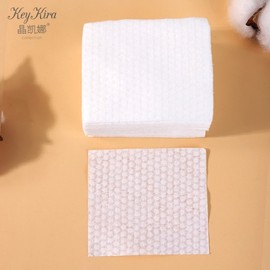 Soft Wet Compressed Cotton Pads for Toner Pack & Makeup Removal - Small, Disposable, Thick Pearl Pattern (5x6cm) 800 Count 10ea