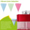 (6-pack) Calvana Reusable Plastic Snow Cone Cups Kit, Includes Leakproof