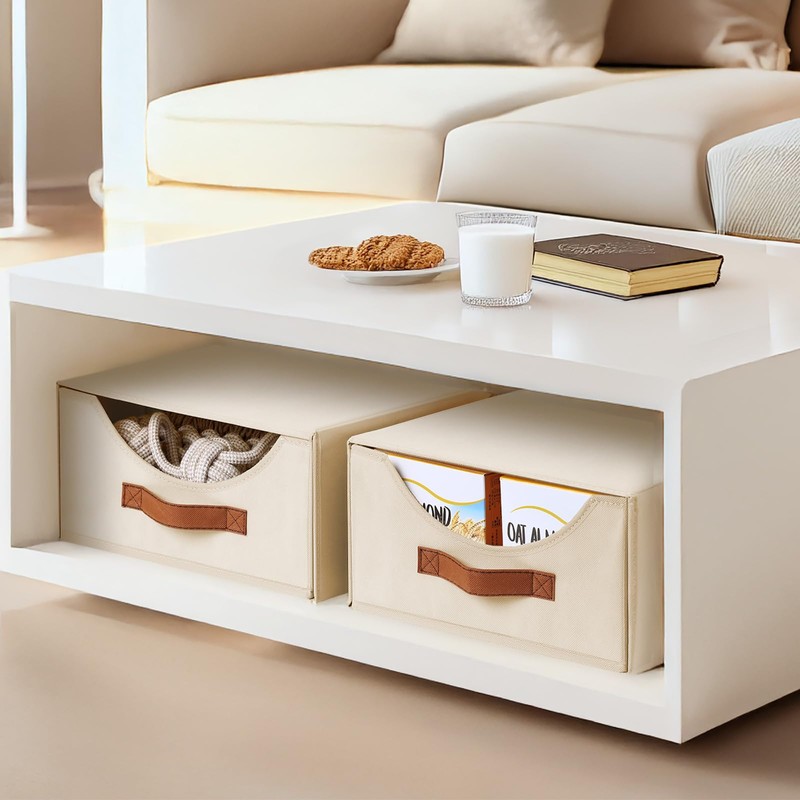 DIMJ Closet Organizers and Storage - Stackable Fabric Storage Bins