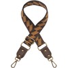 Duwi Wide Purse Strap Jacquard Guitar Style Strap Multicolor Canvas