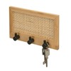 WENKO Allegre Decorative Hook Rack Made of High-Quality Bamboo and